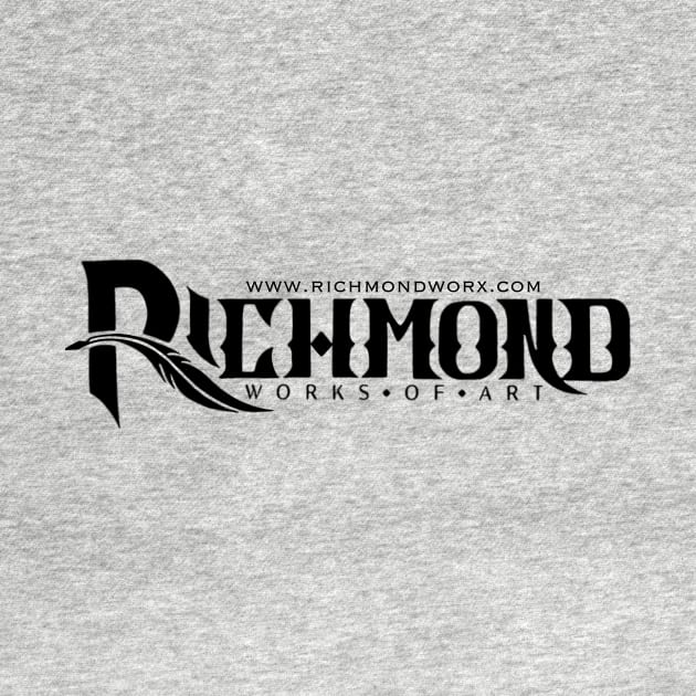 Richmond Works logo tee Blk by TRUST YO DOPE